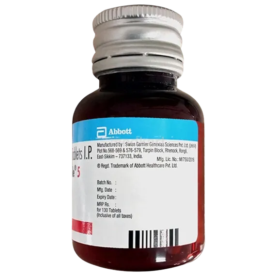 neo mercazole 5mg tablet 130's